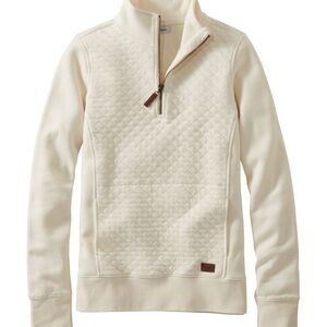 LL Bean Women's Quilted Quarter-zip Pullover